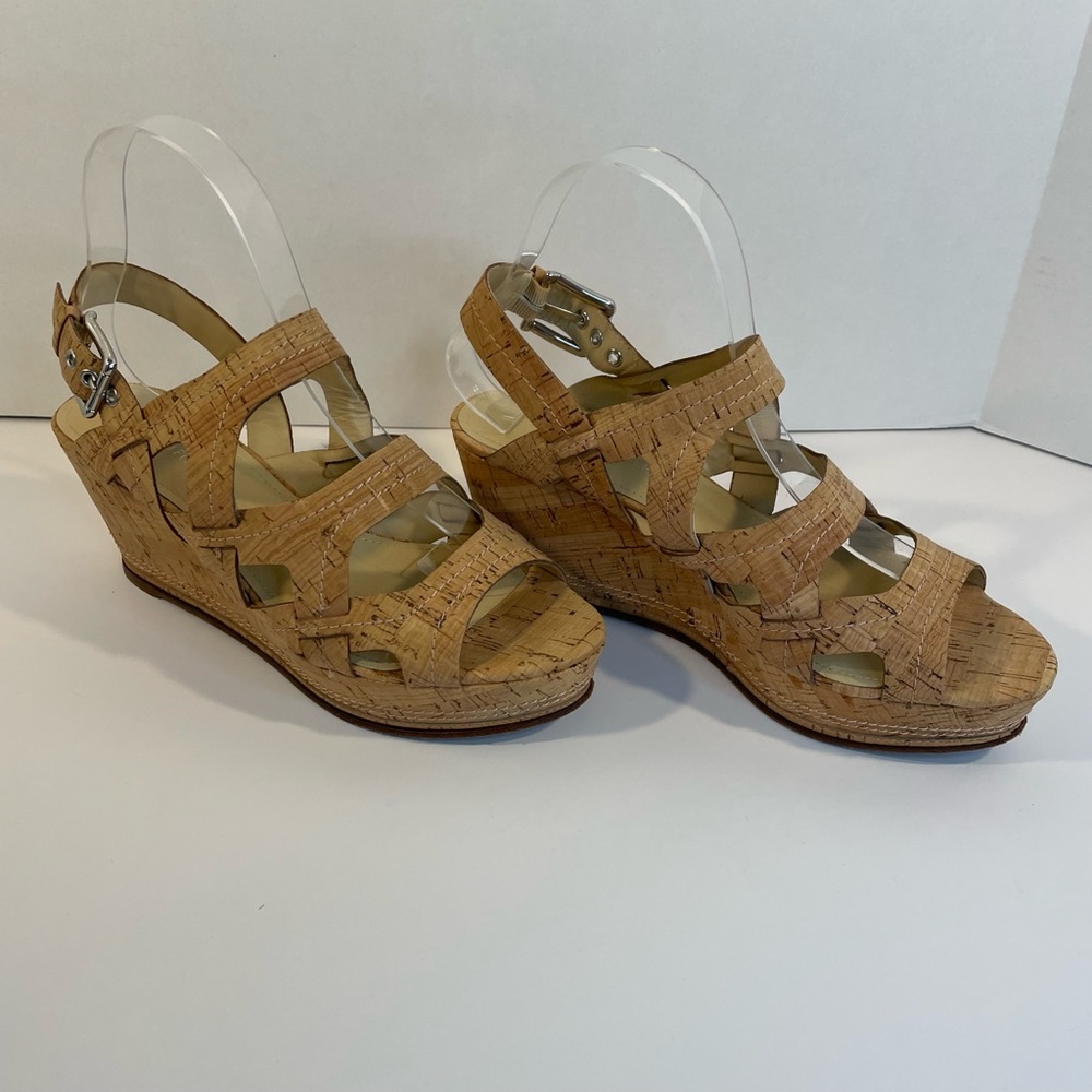 🌸DONALD J PLINER STRAPPY CORK Sandals Size 9